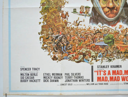 IT’S A MAD, MAD, MAD, MAD WORLD (Bottom Left) Cinema Quad Movie Poster 