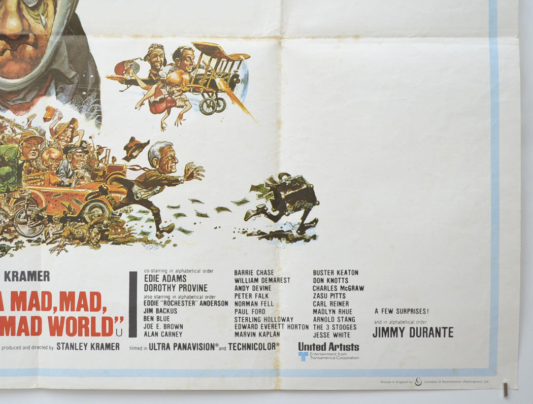 IT’S A MAD, MAD, MAD, MAD WORLD (Bottom Right) Cinema Quad Movie Poster 