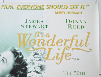 IT’S A WONDERFUL LIFE (Top Right) Cinema Quad Movie Poster 