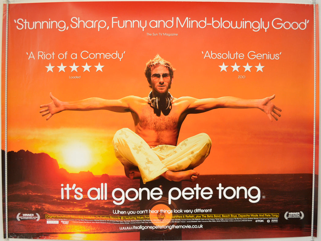 It's All Gone Pete Tong  Original Quad Poster - Film Poster - Movie Poster