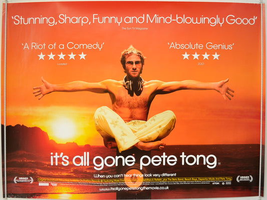 It's All Gone Pete Tong  Original Quad Poster - Film Poster - Movie Poster