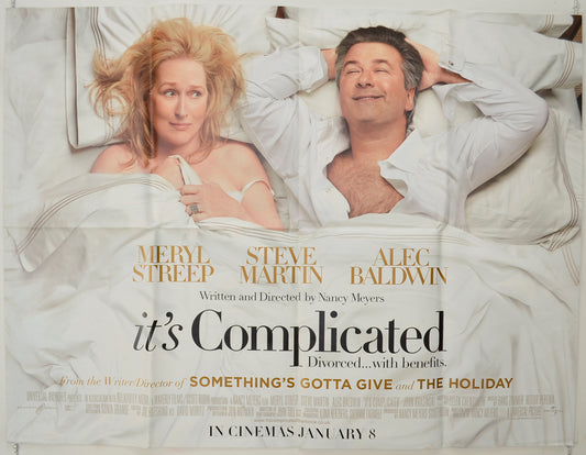 It's Complicated   Original Quad Poster - Film Poster - Movie Poster 