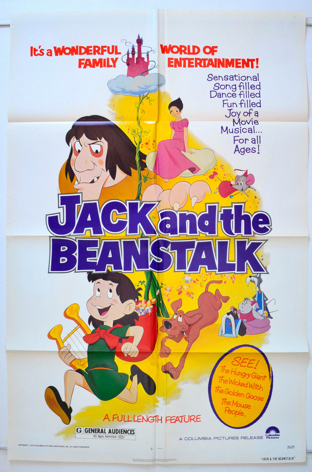 Jack And The Beanstalk Original One Sheet Poster - Movie Poster