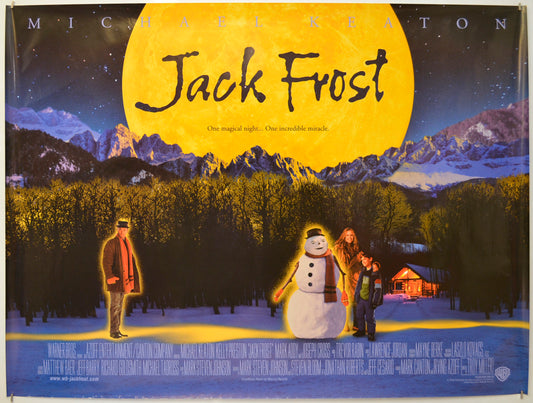 Jack Frost Original Quad Poster - Film Poster - Movie Poster