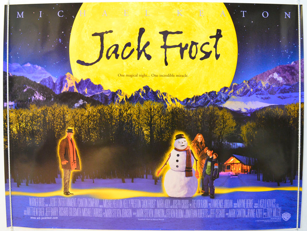 Jack Frost  Original British Quad Poster - Film Poster - Movie Poster