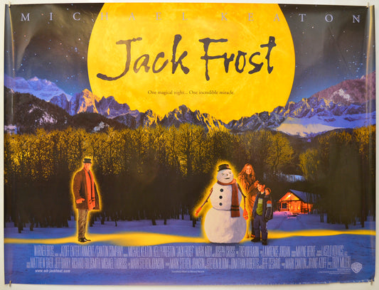 Jack Frost Original Quad Poster - Film Poster - Movie Poster