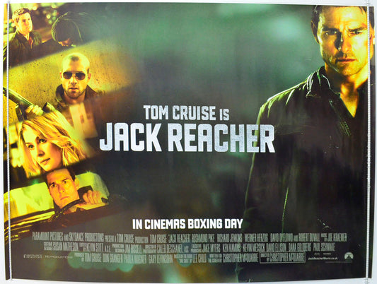 Jack Reacher Original British Quad Poster - Film Poster - Movie Poster 