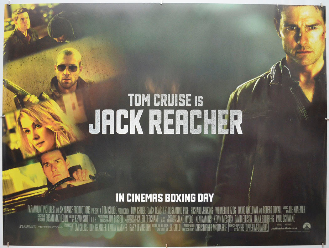 Jack Reacher  Original Quad Poster - Film Poster - Movie Poster