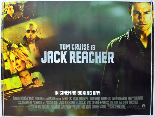 Jack Reacher Original British Quad Poster - Film Poster - Movie Poster 