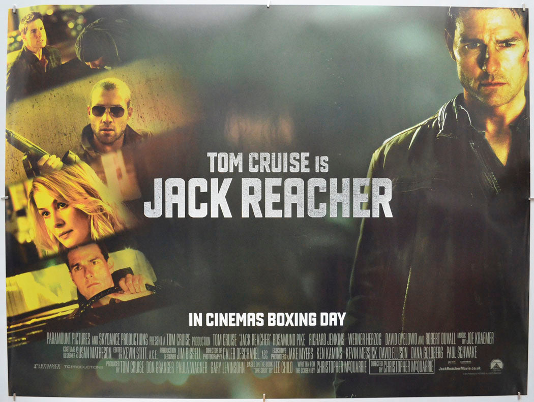 Jack Reacher  Original Quad Poster - Film Poster - Movie Poster