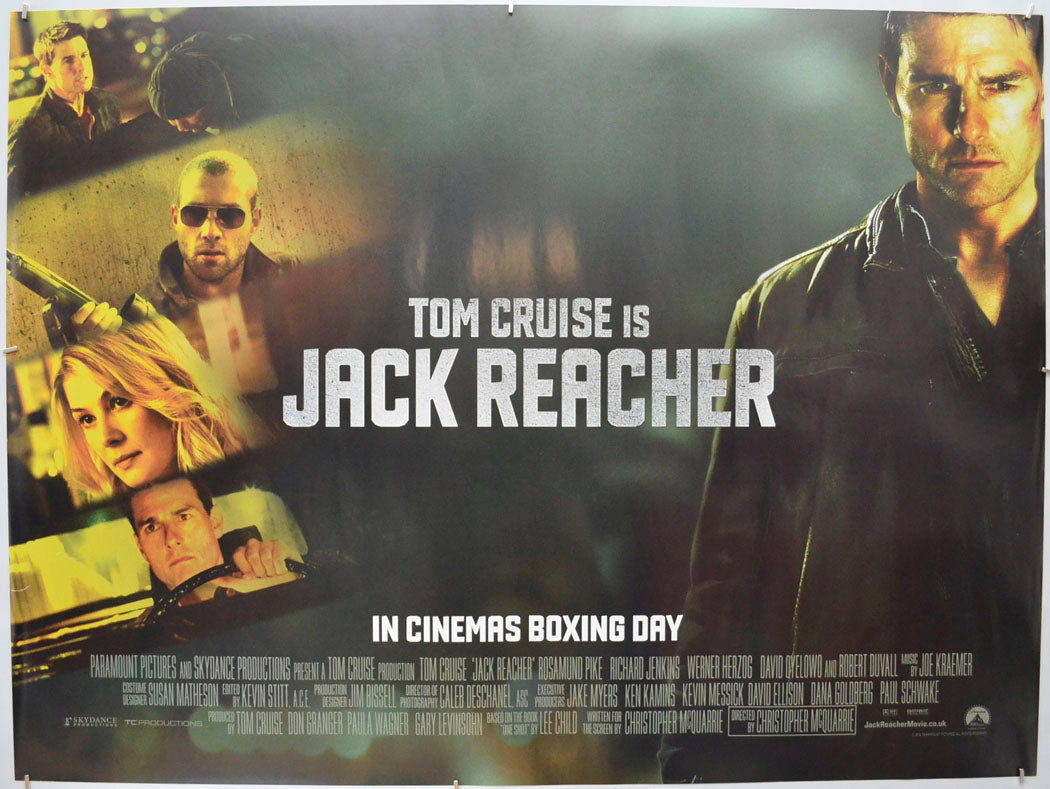 Jack Reacher  Original Quad Poster - Film Poster - Movie Poster