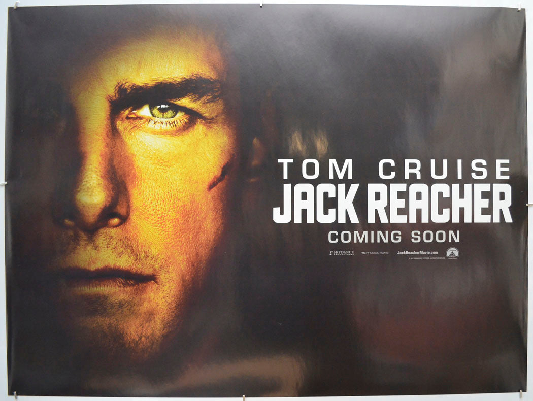 Jack Reacher (Teaser / Advance Version)  Original Quad Poster - Film Poster - Movie Poster