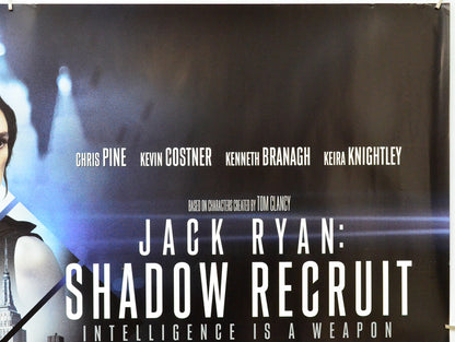 Jack Ryan : Shadow Recruit (Top Right) Cinema Quad Movie Poster 