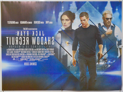 Jack Ryan : Shadow Recruit (Back) Cinema Quad Movie Poster 