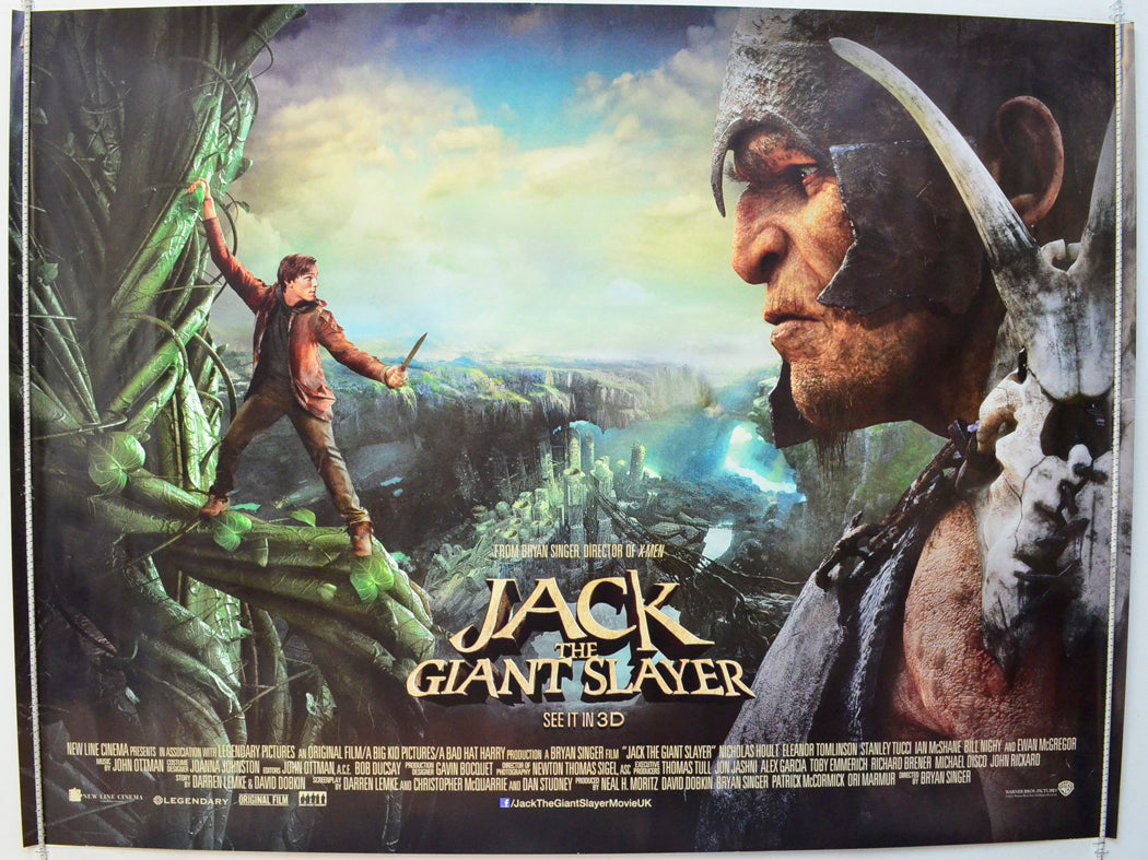 Jack The Giant Slayer Original British Quad Poster - Film Poster - Movie Poster 