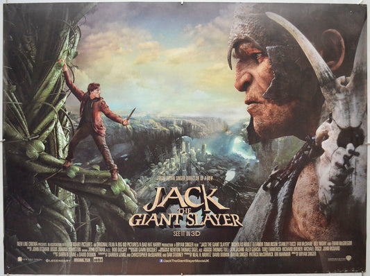 Jack The Giant Slayer  Original Quad Poster - Film Poster - Movie Poster