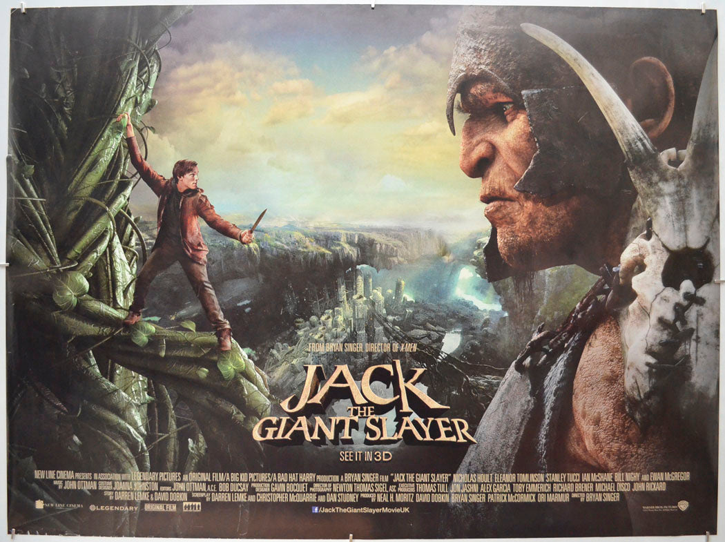 Jack The Giant Slayer  Original Quad Poster - Film Poster - Movie Poster