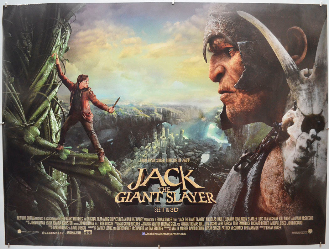 Jack The Giant Slayer  Original Quad Poster - Film Poster - Movie Poster