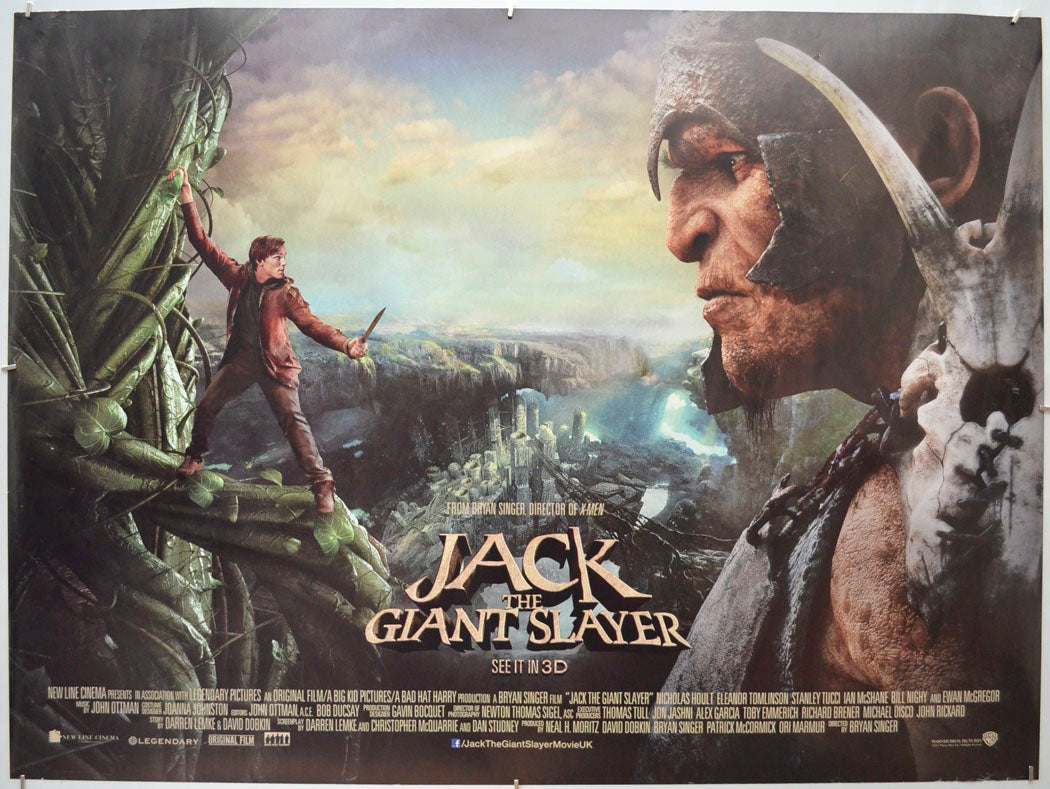 Jack The Giant Slayer  Original Quad Poster - Film Poster - Movie Poster