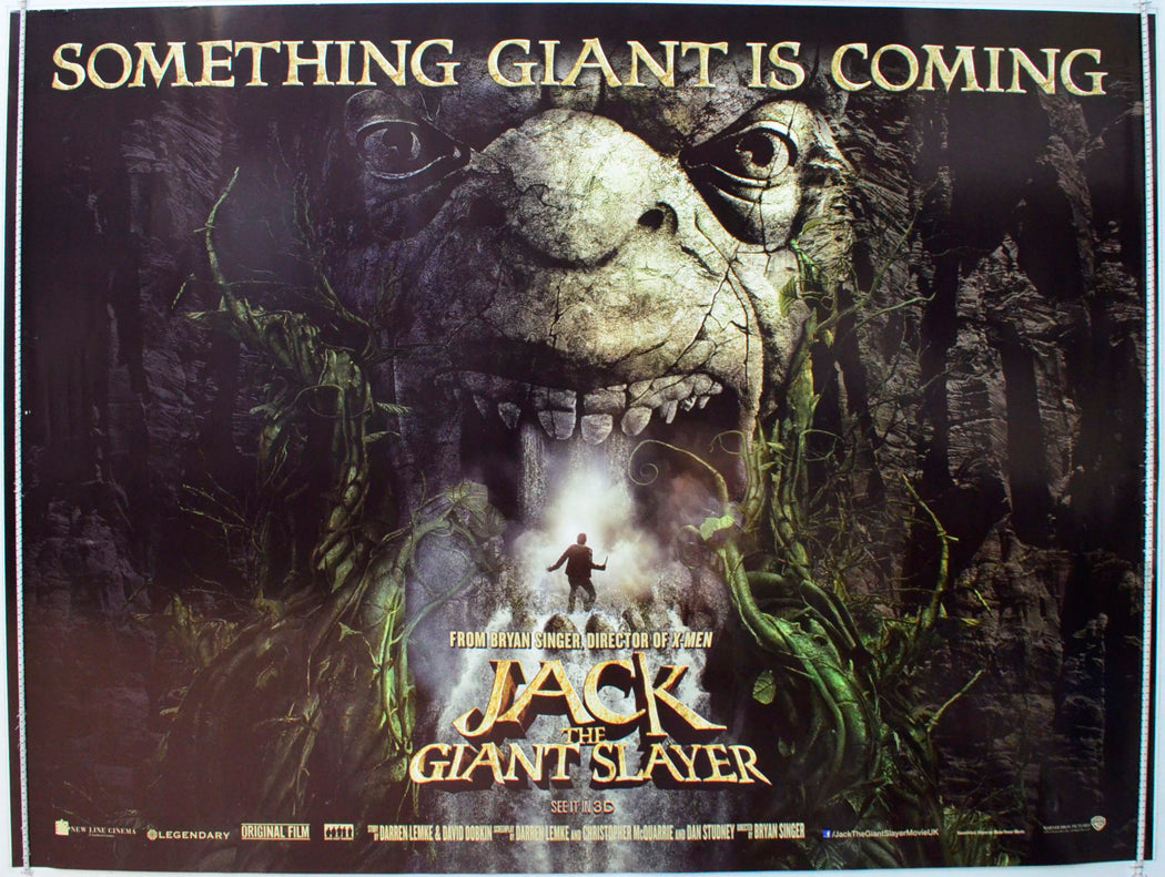 Jack The Giant Slayer  (Teaser / Advance Version)   Original British Quad Poster - Film Poster - Movie Poster 