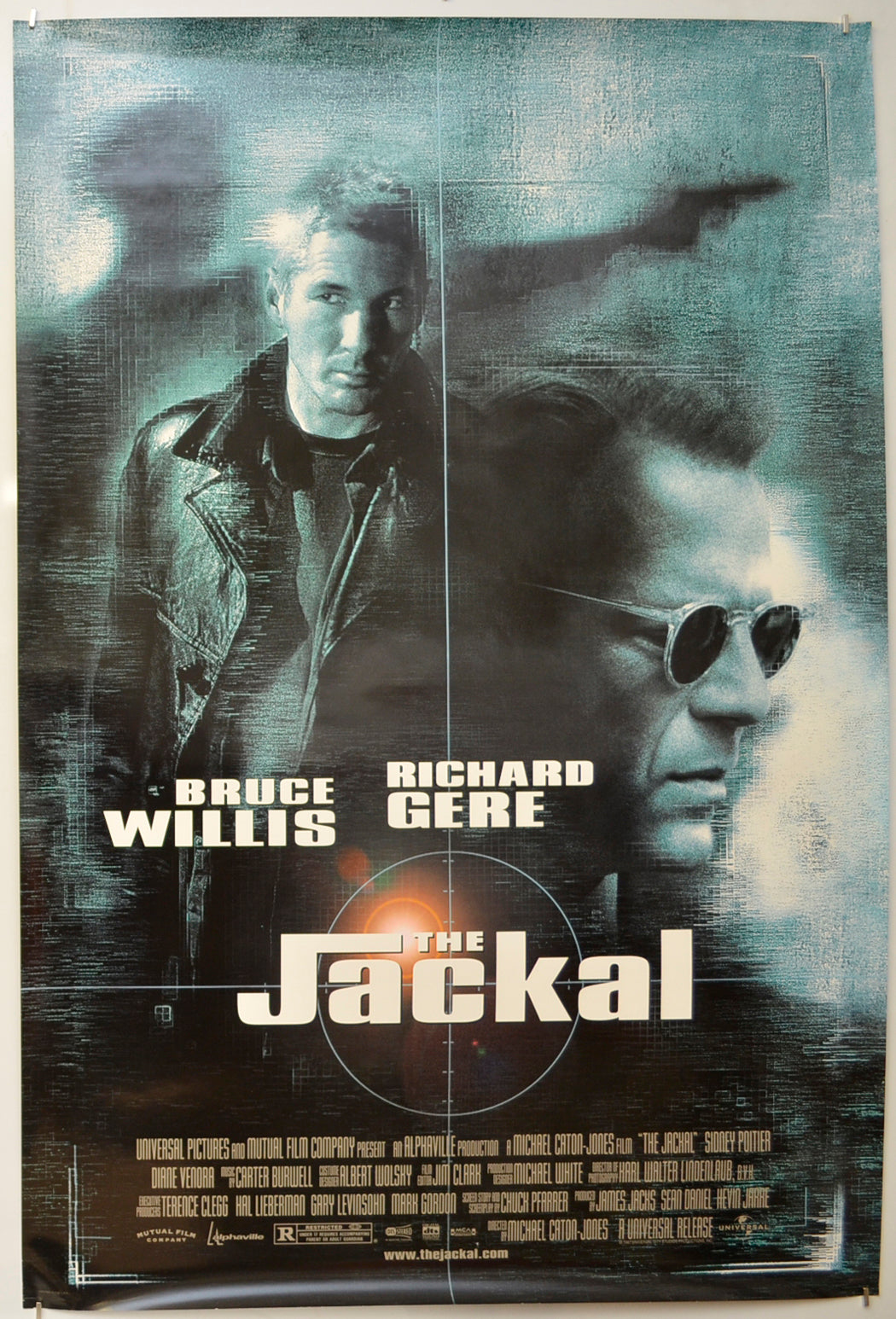 The Jackal Original One Sheet Poster - Film Poster - Movie Poster