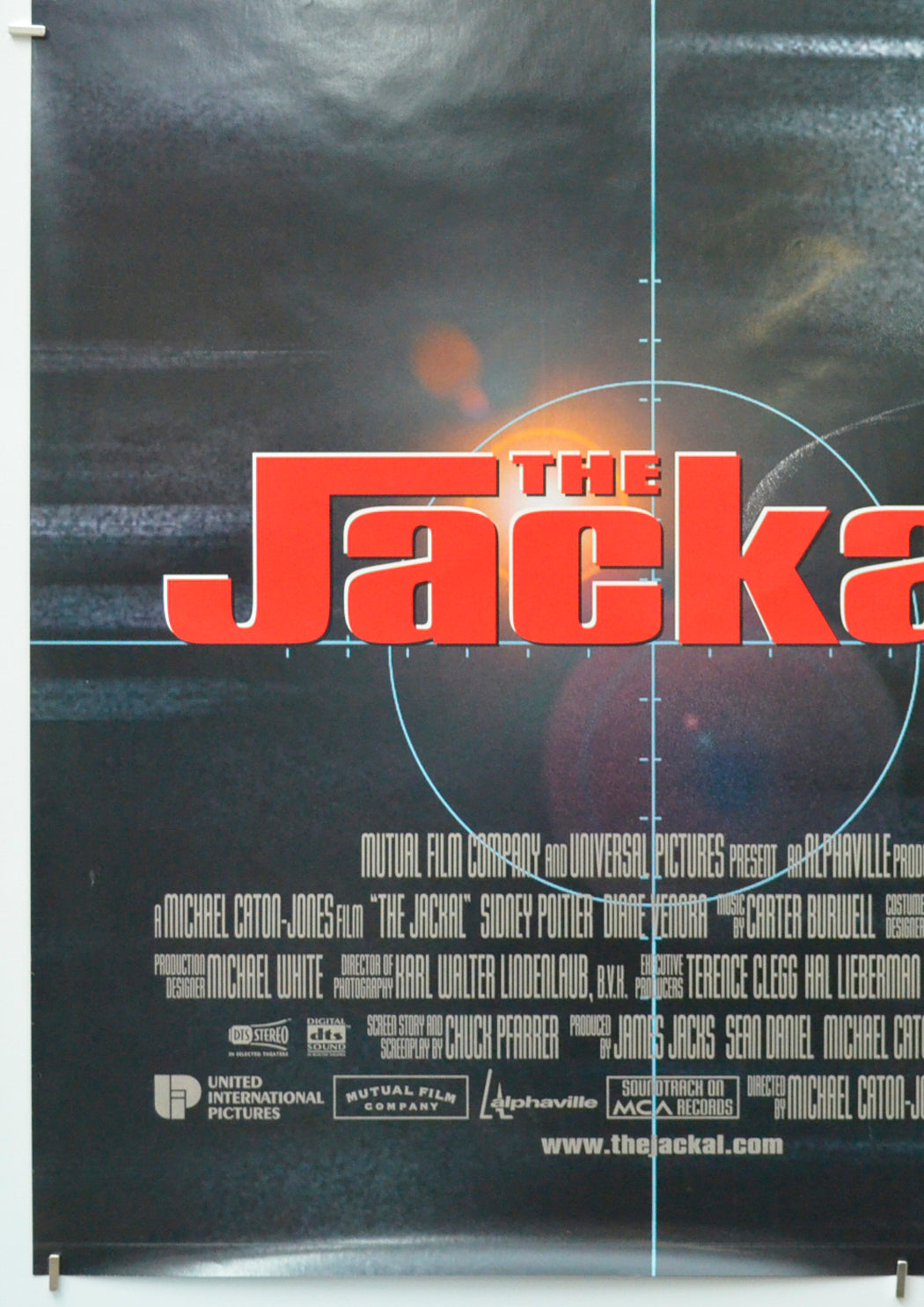 THE JACKAL (Bottom Left) Cinema One Sheet Movie Poster 