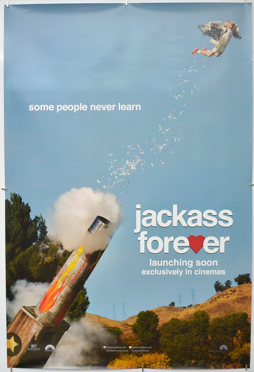 Jackass Forever (Teaser / Advance Version) Original One Sheet Poster - Film Poster - Movie Poster