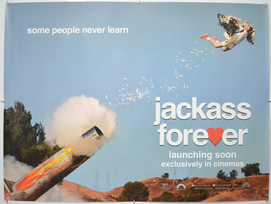 Jackass Forever (Teaser / Advance Version) - Original Quad Poster - Film Poster - Movie Poster