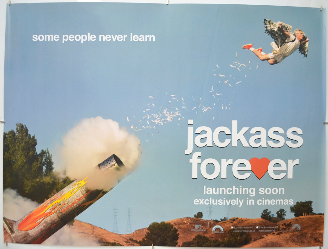 Jackass Forever (Teaser / Advance Version) - Original Quad Poster - Film Poster - Movie Poster