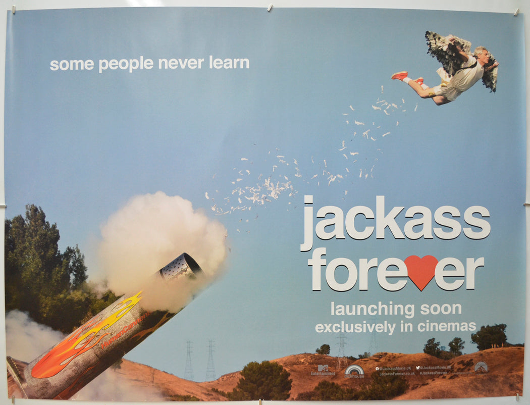 Jackass Forever (Teaser / Advance Version) Original Quad Poster - Film Poster - Movie Poster