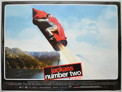 Jackass Number Two Original Quad Poster - Film Poster - Movie Poster