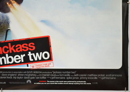 JACKASS NUMBER TWO (Bottom Right) Cinema Quad Movie Poster 