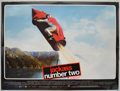 Jackass Number Two - Original Quad Poster - Film Poster - Movie Poster