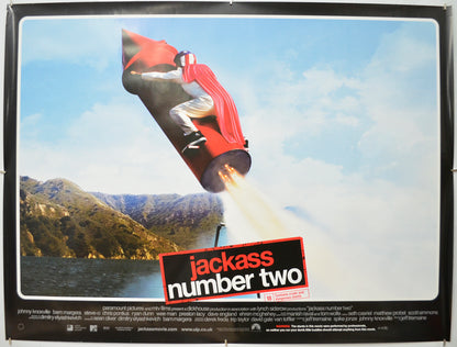 Jackass Number Two Original Quad Poster - Film Poster - Movie Poster  