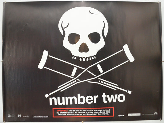 Jackass Number Two (Teaser / Advance Version)Original Quad Poster - Film Poster - Movie Poster