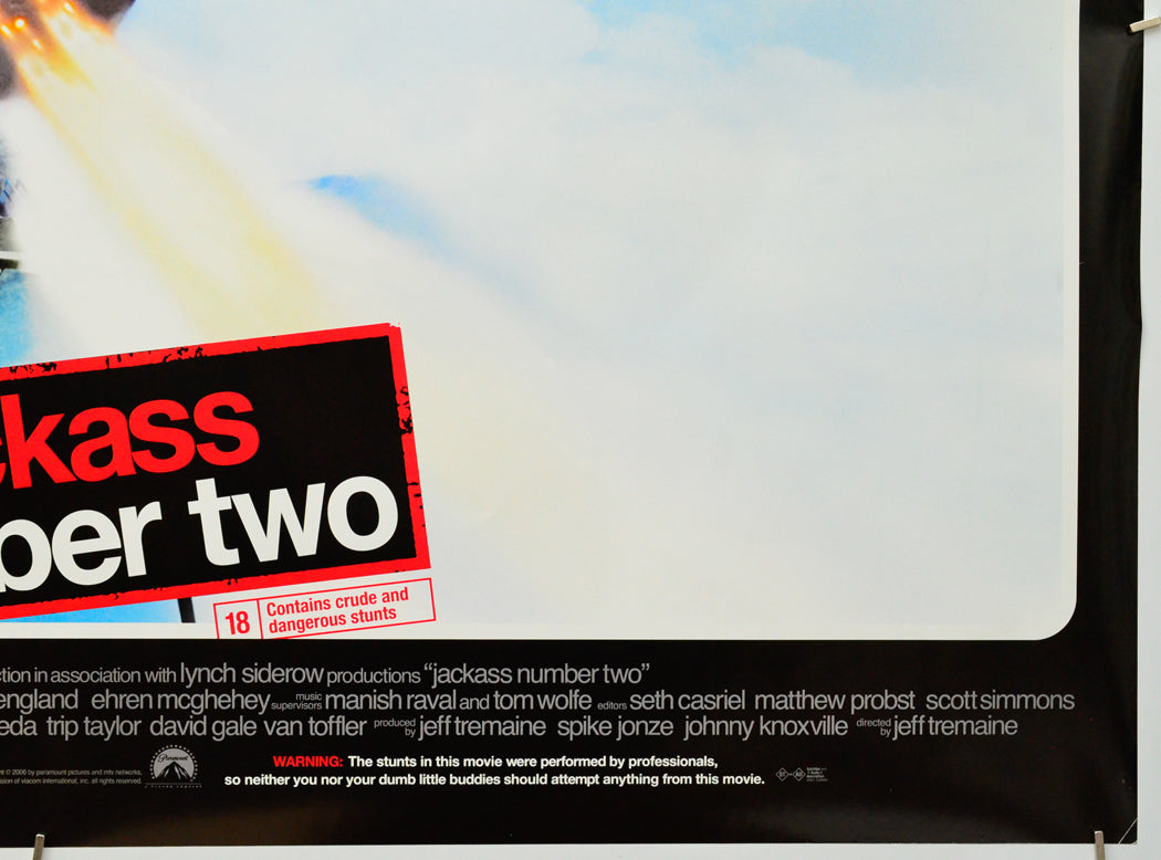 Jackass Number Two (Bottom Right) Cinema Quad Movie Poster 