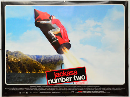 Jackass Number Two - Original Quad Poster - Film Poster - Movie Poster