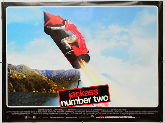 Jackass Number Two - Original Quad Poster - Film Poster - Movie Poster