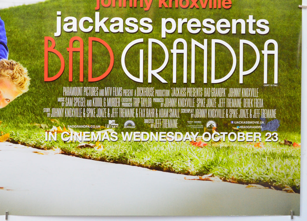 Jackass Presents : Bad Grandpa (Bottom Right) Cinema Quad Movie Poster 