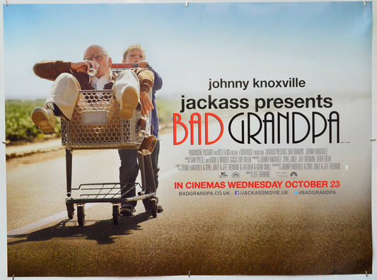 Jackass Presents : Bad Grandpa - Original Quad Poster - Film Poster - Movie Poster
