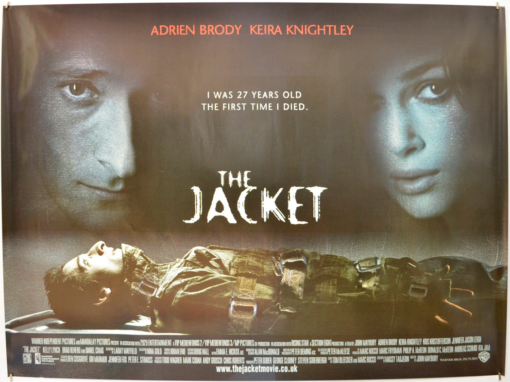 The Jacket Original Quad Poster - Film Poster - Movie Poster  