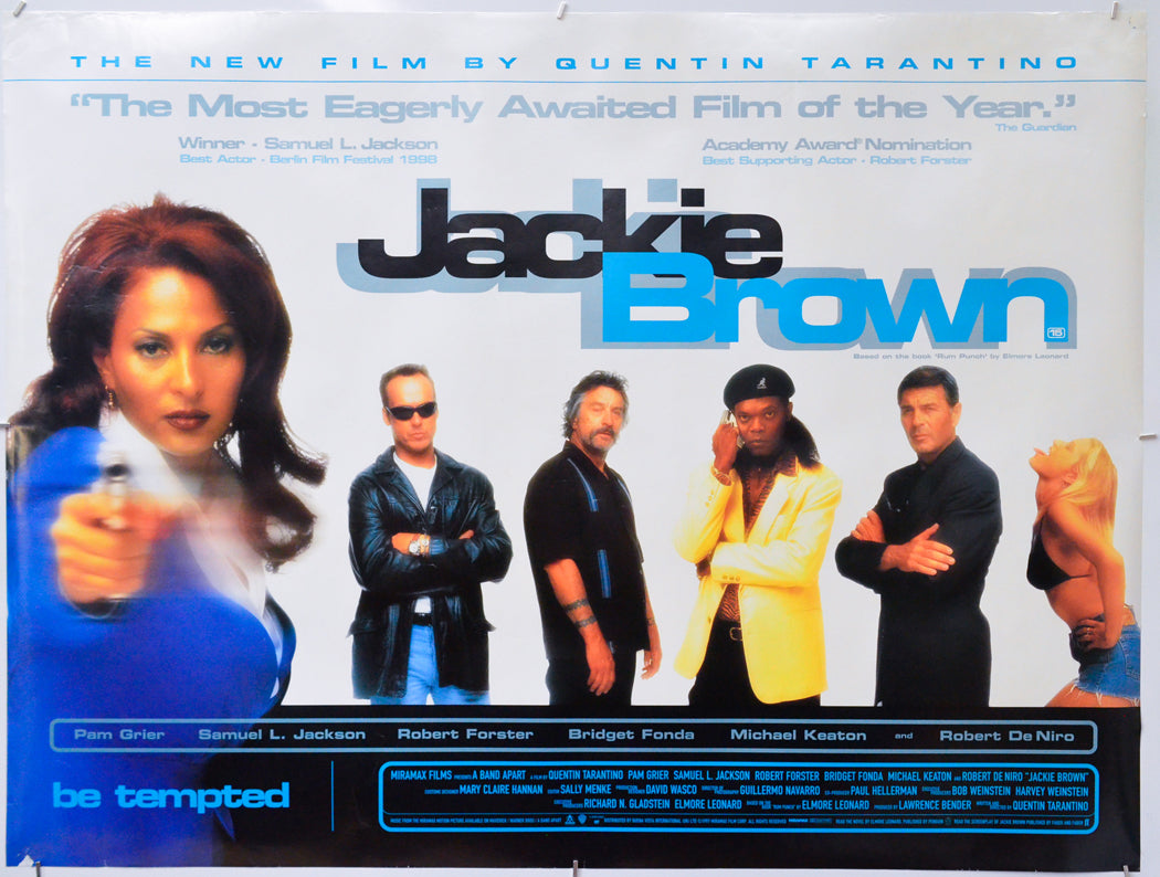 Jackie Brown - Original Quad Poster - Film Poster - Movie Poster