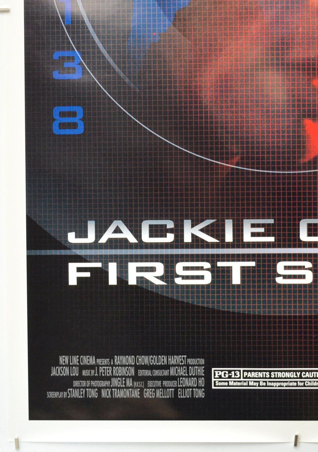 JACKIE CHAN’S FIRST STRIKE (Bottom Left) Cinema One Sheet Movie Poster 