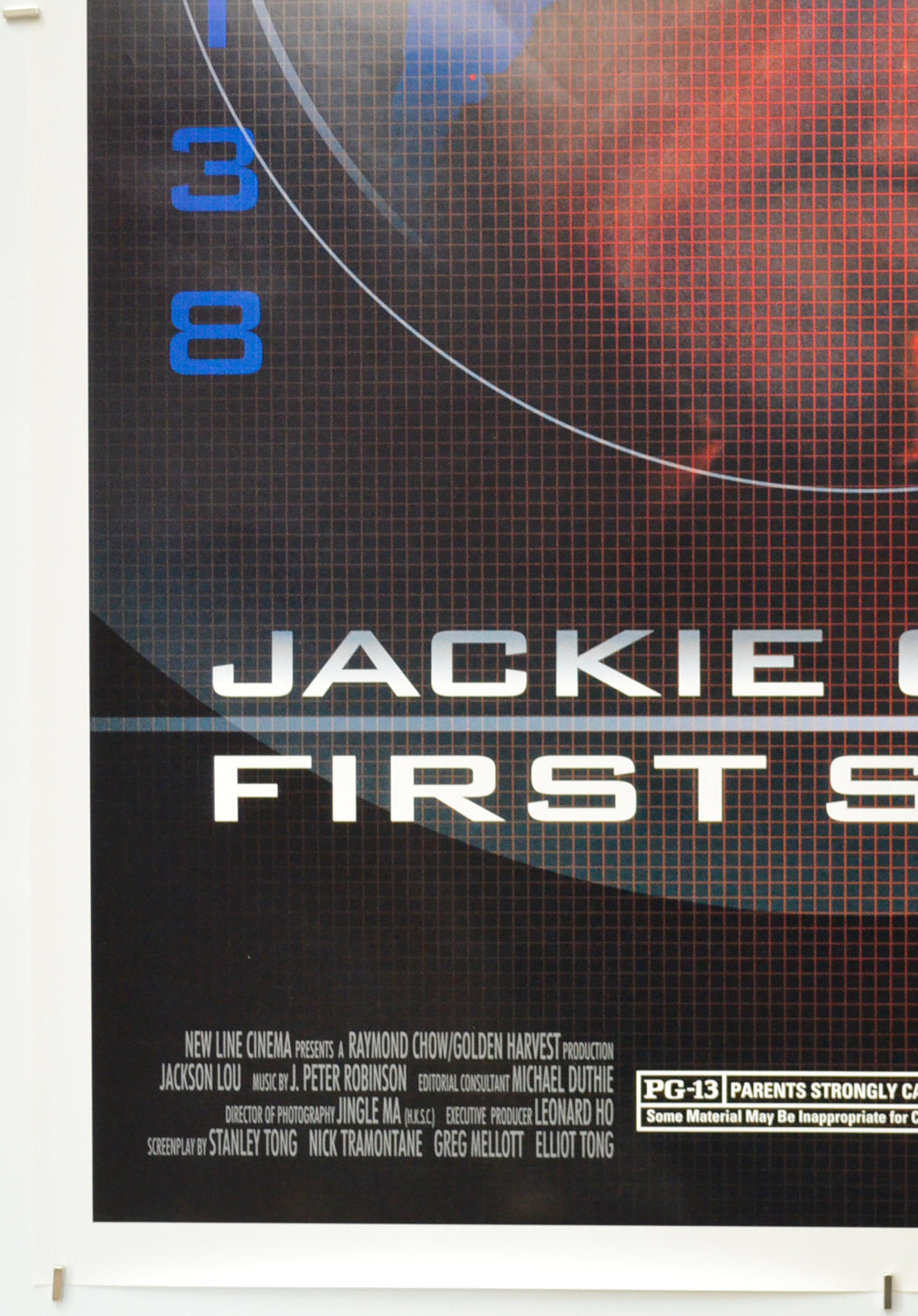 JACKIE CHAN’S FIRST STRIKE (Bottom Left) Cinema One Sheet Movie Poster 