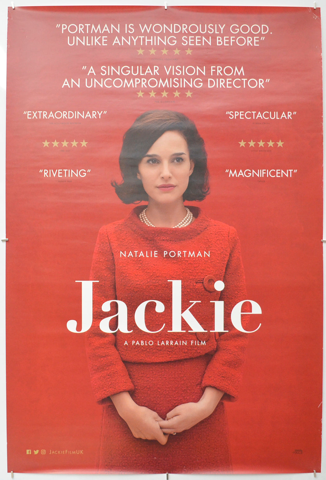 Jackie   Original One Sheet Poster - Film Poster - Movie Poster