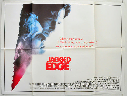 Jagged Edge Original British Quad Poster - Film Poster - Movie Poster 