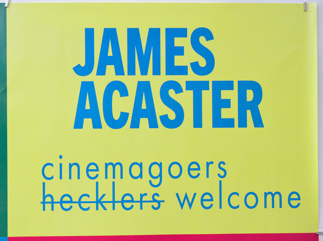 James Acaster - Cinemagoers Welcome (Top Right) Cinema Quad Movie Poster 