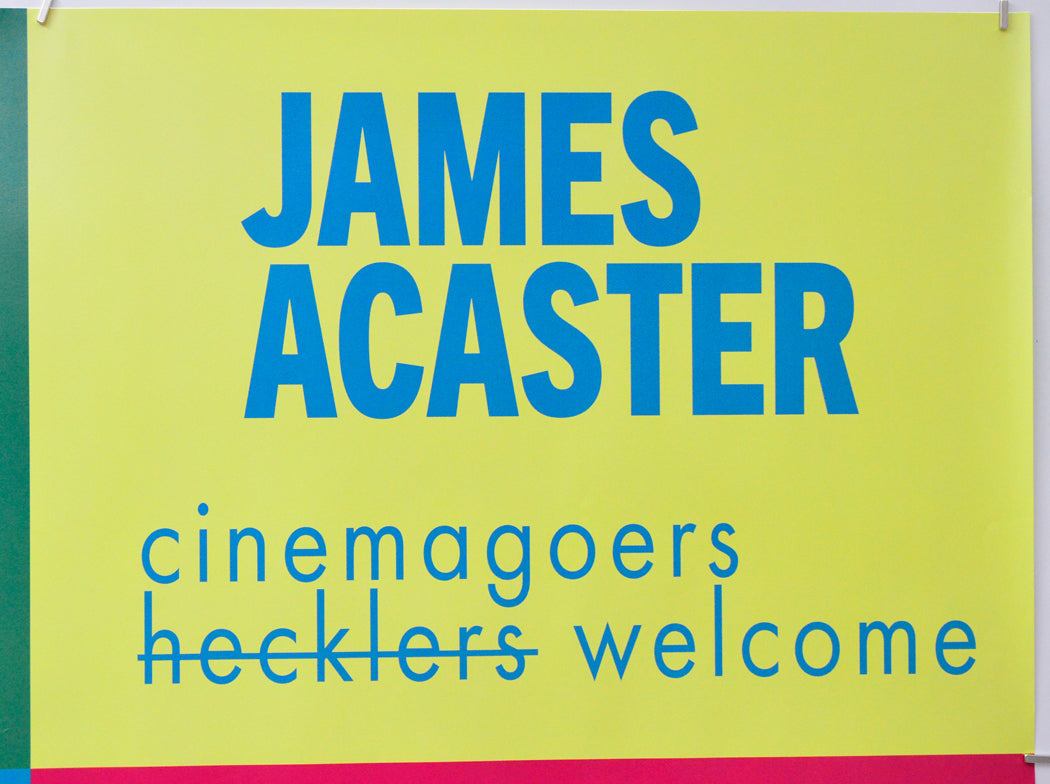 James Acaster - Cinemagoers Welcome (Top Right) Cinema Quad Movie Poster 