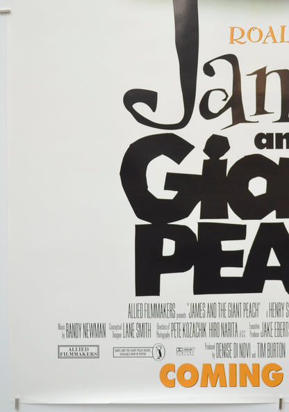 JAMES AND THE GIANT PEACH (Bottom Left) Cinema One Sheet Movie Poster 