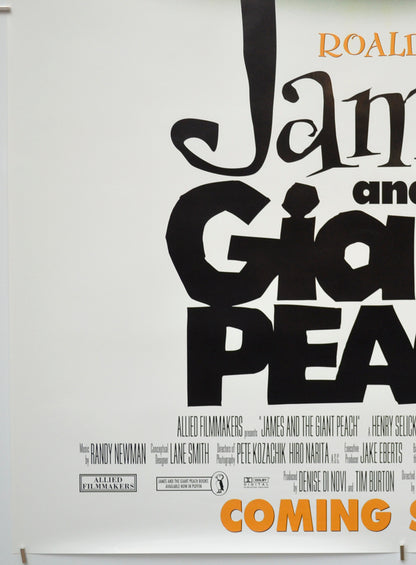 JAMES AND THE GIANT PEACH (Bottom Left) Cinema One Sheet Movie Poster 